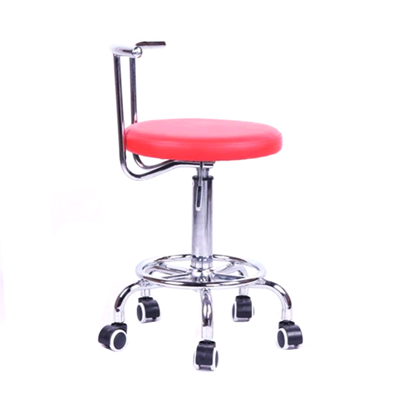 Red Pu Chiều cao da điều chỉnh Salon/Stound Bar Stools